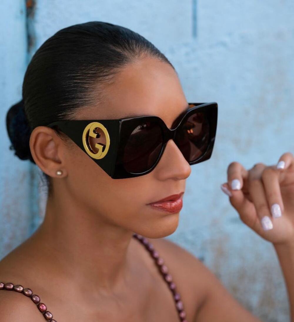 NEW Gucci GG1254S Oversized Havana Brown Sunglasses $695